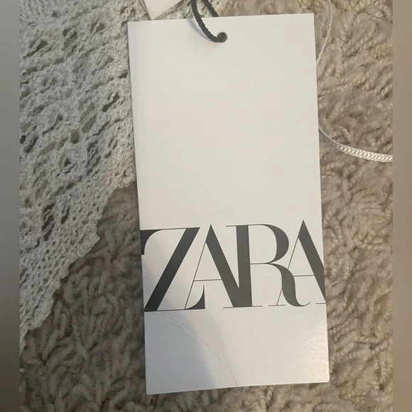 NWT ZARA CROCHETED TOP - Picture 4 of 5